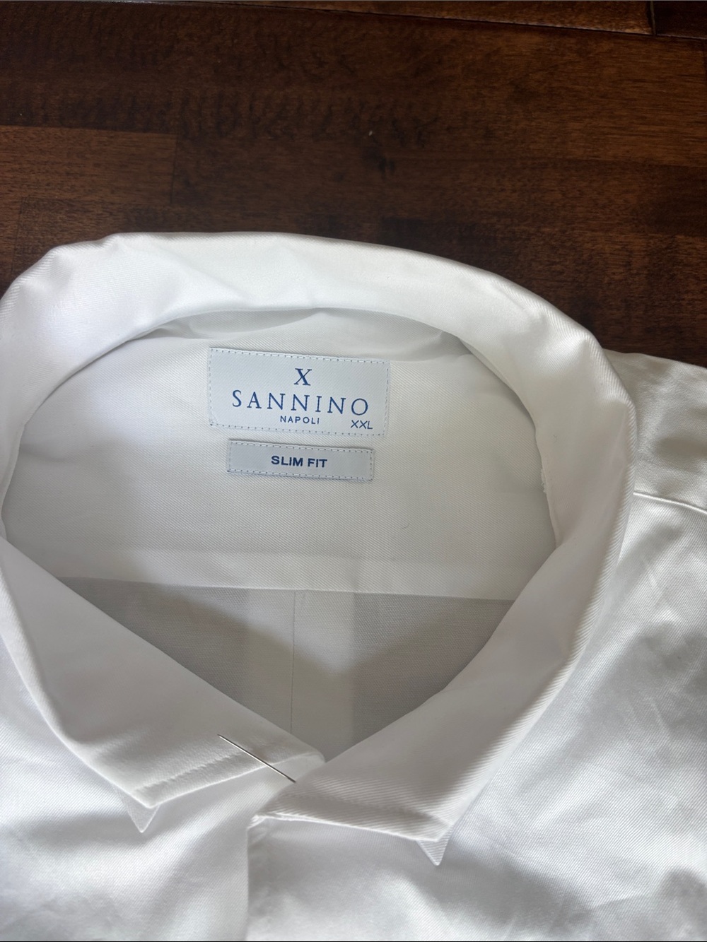White Cotton Dress Shirt - Picture 2 of 10